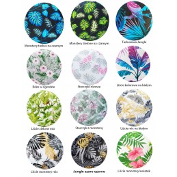 Apvali išmatų pagalvėlė, 32cm medvilnė