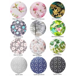 Apvali išmatų pagalvėlė, 32cm medvilnė