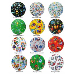 Apvali išmatų pagalvėlė, 32cm medvilnė