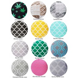 Apvali išmatų pagalvėlė, 32cm medvilnė