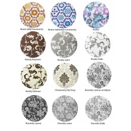 Apvali išmatų pagalvėlė, 32cm medvilnė