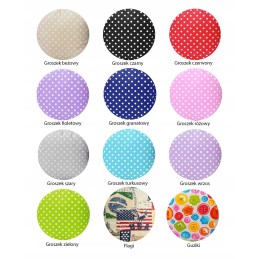 Apvali išmatų pagalvėlė, 32cm medvilnė