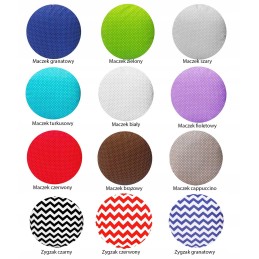 Apvali išmatų pagalvėlė, 32cm medvilnė