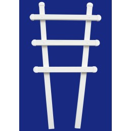 PVC suoliuko laiptelis 50 cm baltas