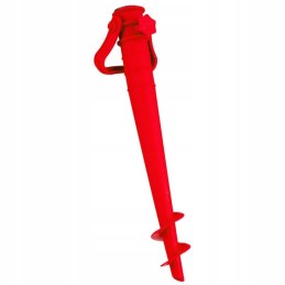 Plastikinis prisukamas raudonas skėčio tvirtinimo pagrindas