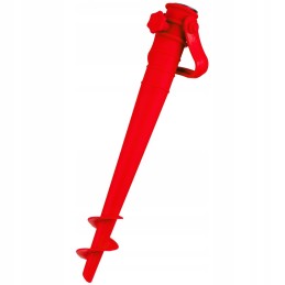 Plastikinis prisukamas raudonas skėčio tvirtinimo pagrindas