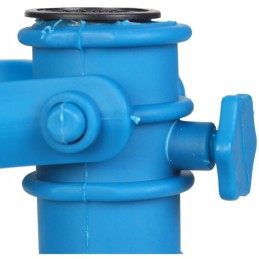 Plastikinis prisukamas mėlynas skėčio tvirtinimo pagrindas