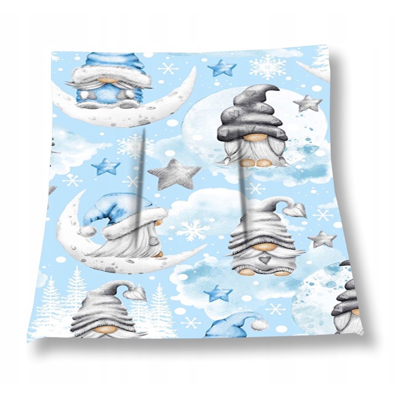 Mazginė kėdės pagalvė 38x38 nykštukai mėlyna