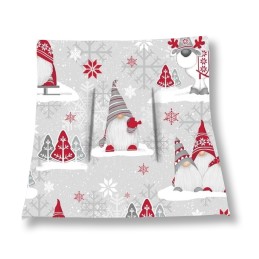 Mazginė kėdės pagalvėlė 38x38 gnomes pilka