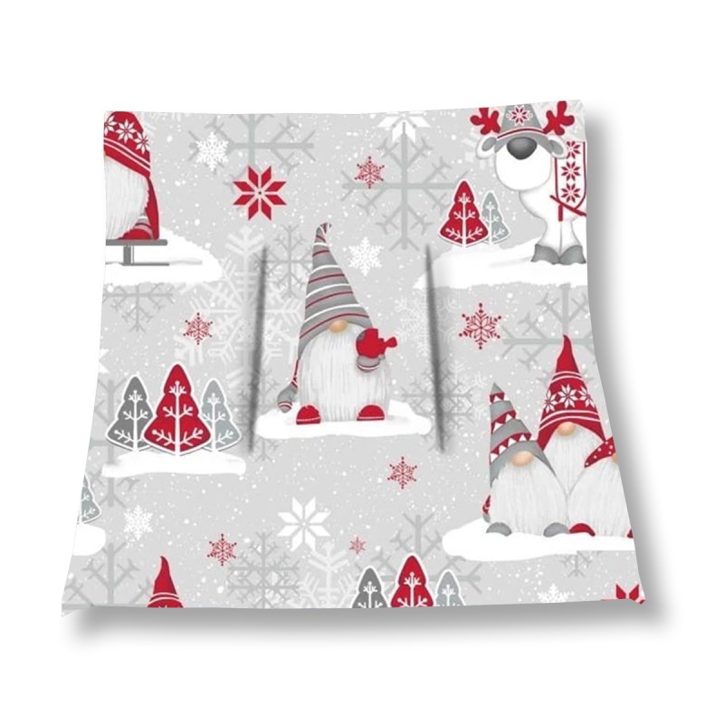 Mazginė kėdės pagalvėlė 38x38 gnomes pilka