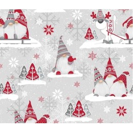 Mazginė kėdės pagalvėlė 38x38 gnomes pilka