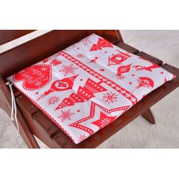 Mazginė kėdės pagalvėlė 38x38 Kalėdų raudona