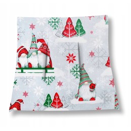 Mazginė kėdės pagalvėlė 38x38 raudonos ir žalios spalvos nykštukai