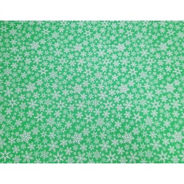 Mazginė kėdės pagalvė 38x38 snaigės žalia