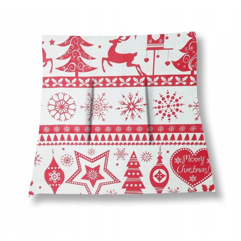 Mazginė kėdės pagalvėlė 38x38 Kalėdų raudona