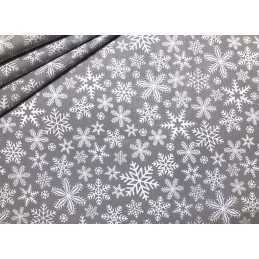 Mazginė kėdės pagalvė 38x38 snaigės pilka