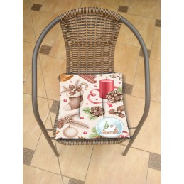 Mazginė kėdės pagalvėlė 38x38 nuolydžio varpeliai