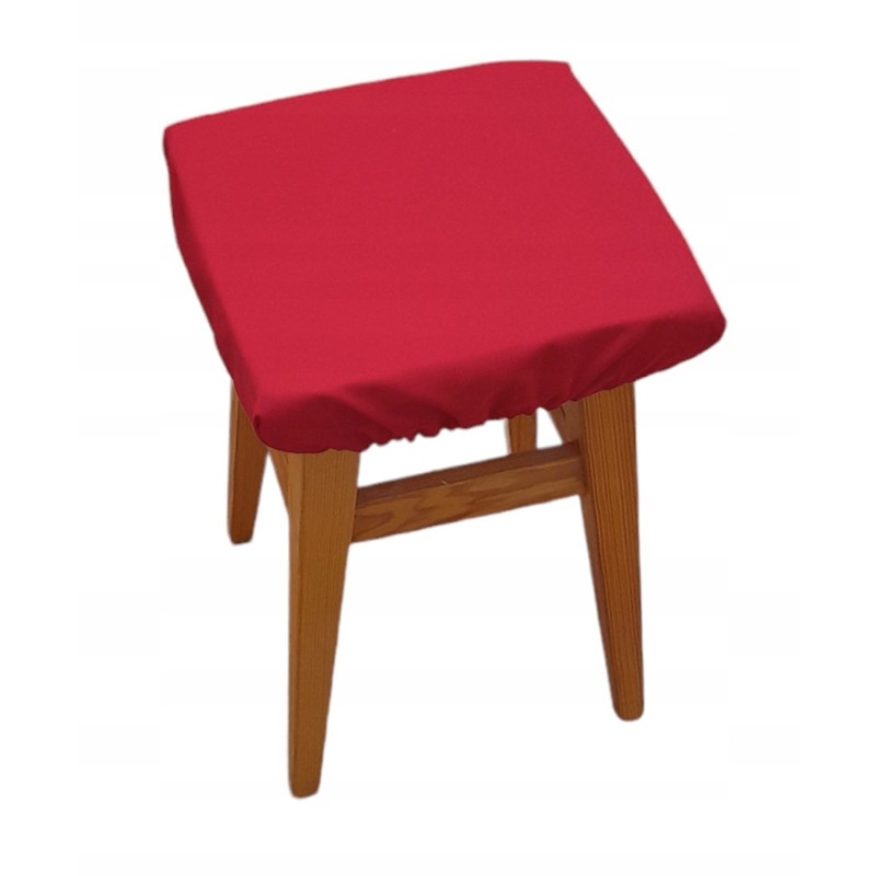 Kvadratinis dėmėms atsparus pagalvės užvalkalas 30x30 raudonas