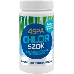 4spa chloro šoko chemikalai SPA sūkurinėms vonioms mini baseinams gamix granulės 1kg