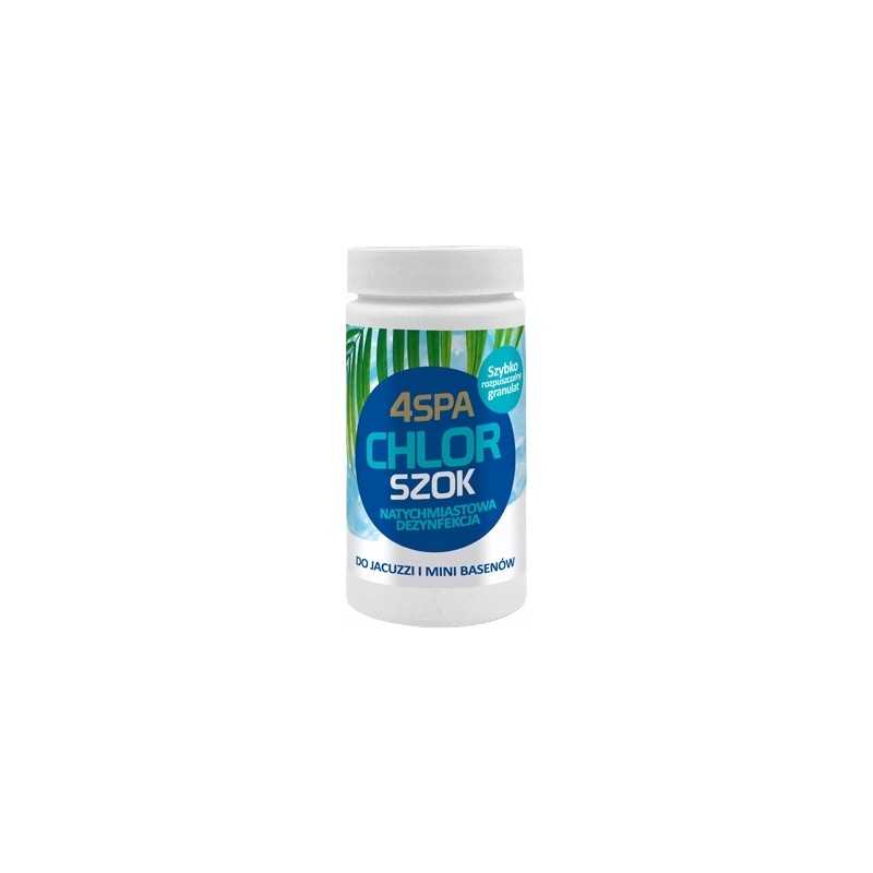 4spa chloro šoko chemikalai SPA sūkurinėms vonioms mini baseinams gamix granulės 1kg