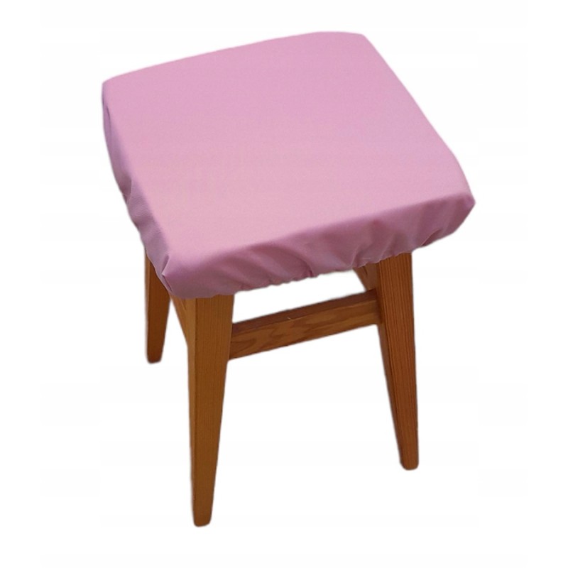 Kvadratinis dėmėms atsparus pagalvės užvalkalas 30x30 rožinės spalvos