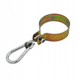 Sūpynių tvirtinimo spaustukas, skersmuo 80mm, plius karabinas