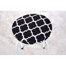 Apvali taburečių pagalvėlė 32 cm, rožinės orchidėjos