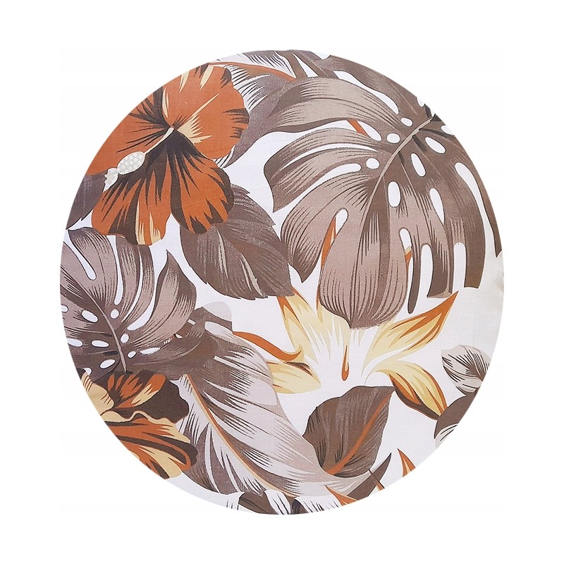 Apvali taburečių pagalvėlė 32cm rudens monstera