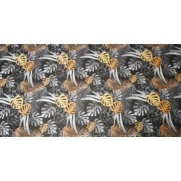 Apvali taburečių pagalvėlė, 32 cm, džiunglių lapai