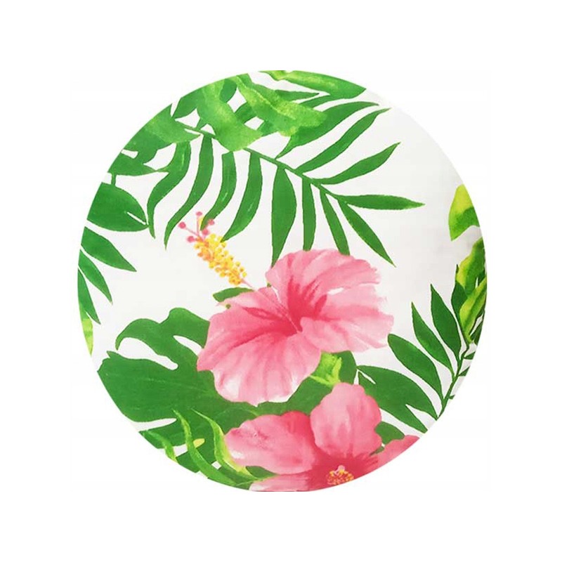 Apvali taburečių pagalvėlė 32cm mon gėlės lapai