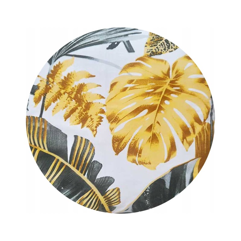 Apvali taburečių pagalvėlė 32 cm, dideli monstrai, balta