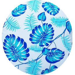 Apvali išmatų pagalvėlė 32cm monstery turquoise bt