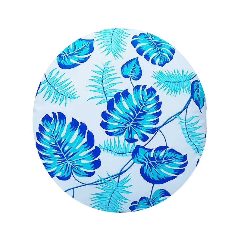 Apvali išmatų pagalvėlė 32cm monstery turquoise bt