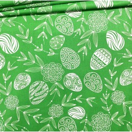 Apvali taburečių pagalvėlė 32cm, Velykų žalia