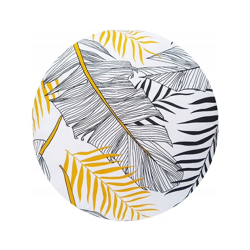 Apvali taburečių pagalvėlė 32cm plunksnos