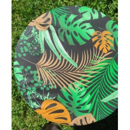 Apvali išmatų pagalvėlė 32cm maroko mėtų