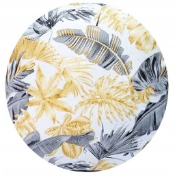 Apvali išmatų pagalvėlė 32cm lapų mix bt