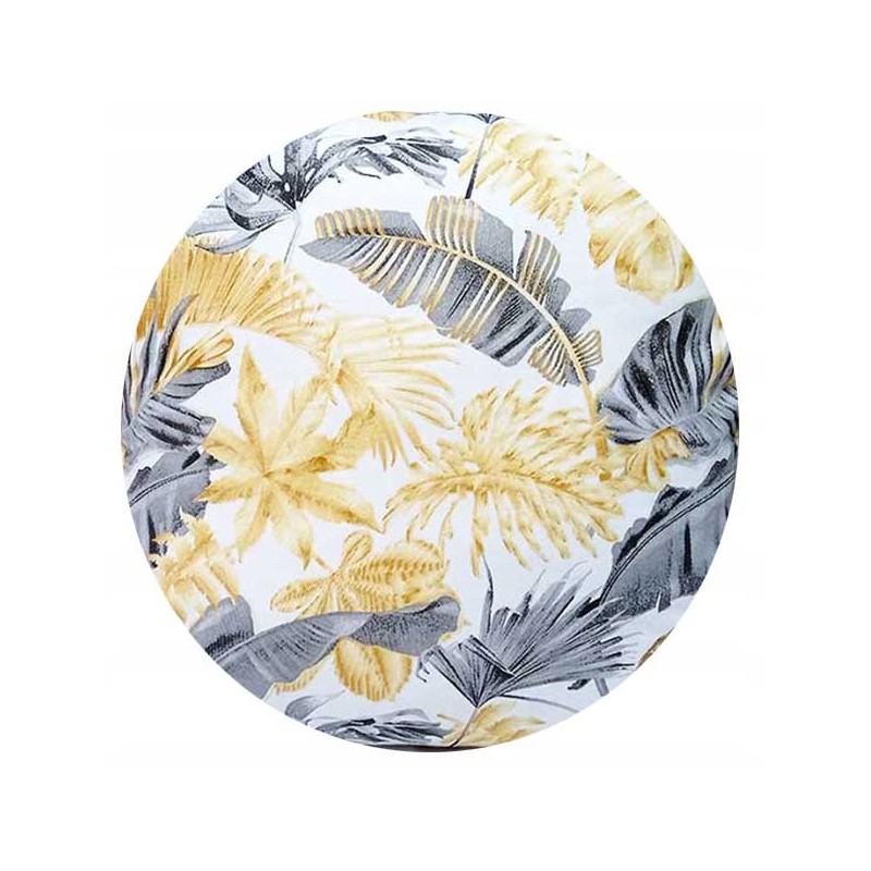 Apvali išmatų pagalvėlė 32cm lapų mix bt