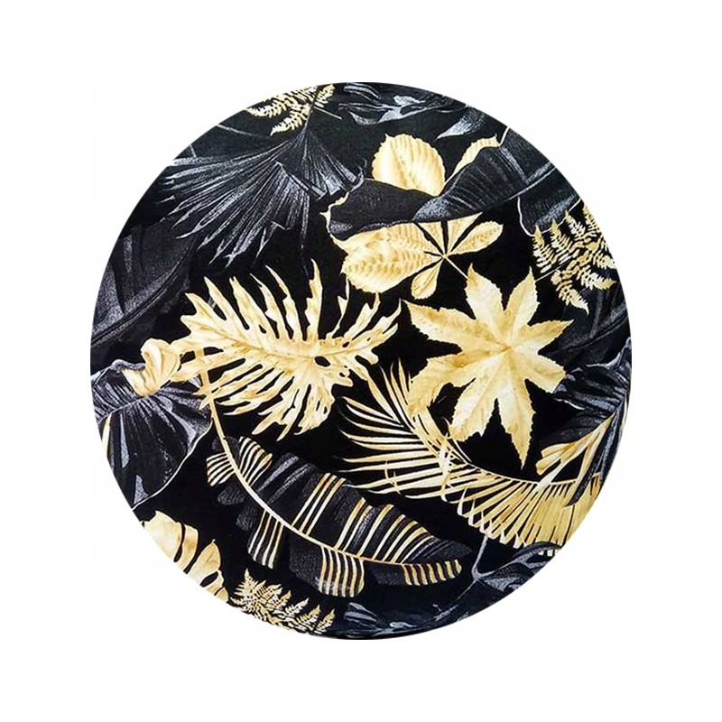 Apvali išmatų pagalvėlė 32cm lapeliai, mišrainė, dal