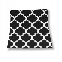 Mazginė kėdės pagalvė 38x38 maroko juoda