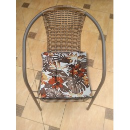 Mazginė kėdės pagalvėlė 38x38 monstera rudens