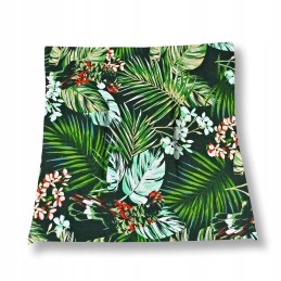 Mazginė kėdės pagalvėlė 38x38 tropinė žalia