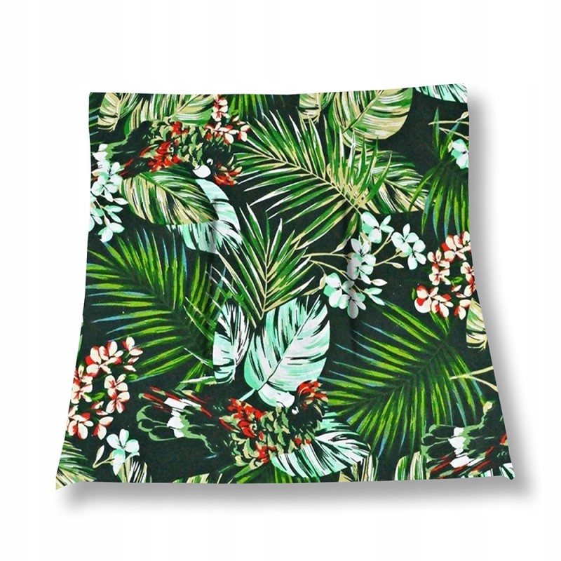 Mazginė kėdės pagalvėlė 38x38 tropinė žalia
