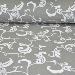 Mazginė kėdės pagalvėlė 38x38, pilkos gėlės