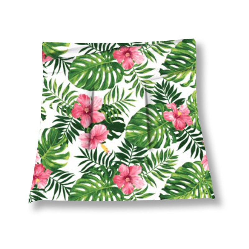 Mazginė kėdės pagalvėlė 38x38 monstera gėlė