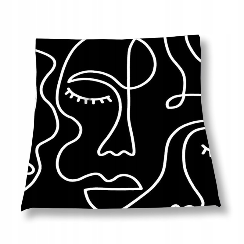 Surišta kėdės pagalvė 38x38 juodi paviršiai