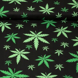 Mazginė kėdės pagalvėlė 38x38 kanapių lapai