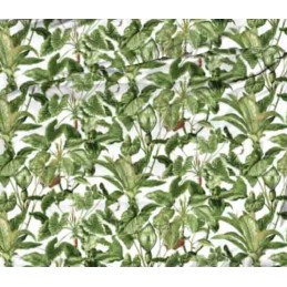 Mazginė kėdės pagalvėlė 38x38 žalių lapų mišinys