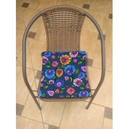 Mazginė kėdės pagalvėlė 38x38, tamsiai mėlynos spalvos