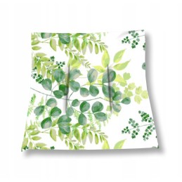Mazginė kėdės pagalvėlė 38x38 žali lapai